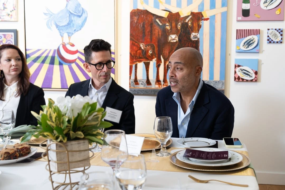 Networking reception with healthcare executives